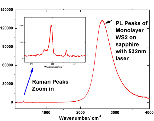【巨納】單層二硫化鎢（10x10mm）連續薄膜-襯底可選