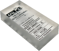 德國HALLE深度計量校準(zhǔn)片 PTB-Standard Depth-Setting-Standard with round grooves